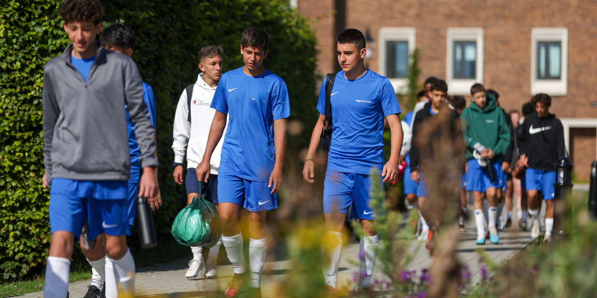 World Football School Players on Campus